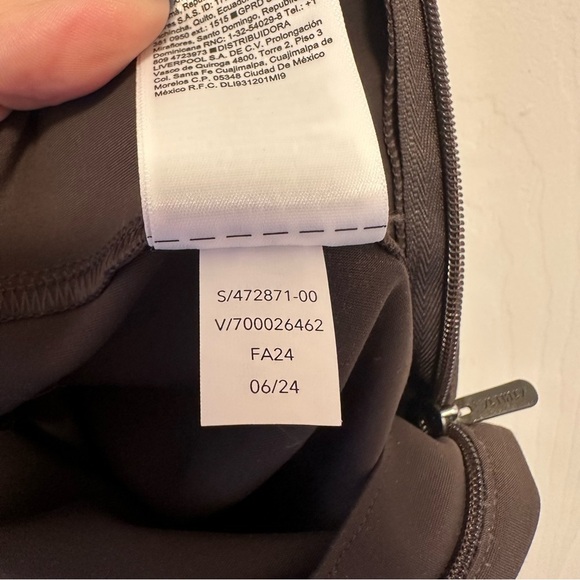 Athleta Move Easy Split Hem Truffle Brown Pants Size 8 NWOT - Picture 8 of 8